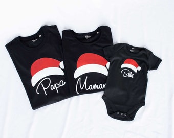 T-shirt de Noël , tee-shirt famille Noël, cadeau Noël famille
