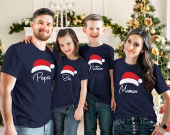 Teeshirt famille Noel / T-shirt famille Noel / Sweat Noel / T-shirt Noel / Sweat personnalisé famille / Tee-shirt personnalisé noel