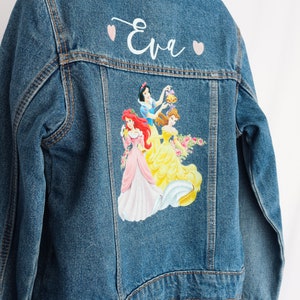 Veste en Jean enfant à personnaliser / Veste enfant personnalisé / Veste personnalisé avec votre image image 5