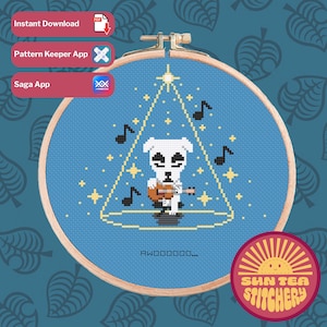 ACNH K.K. Slider Cross Stitch Pattern (Digital Download)