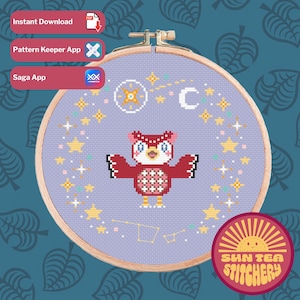ACNH Celeste Cross Stitch Pattern (Digital Download)