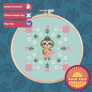 ACNH Leif Cross Stitch Pattern (Digital Download)