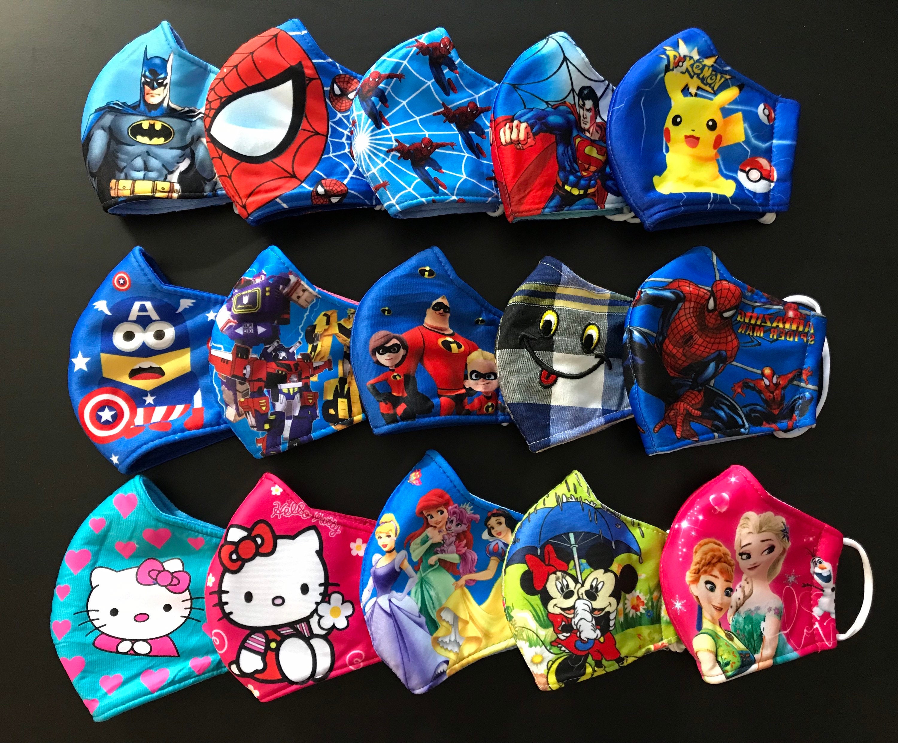 Children Kids Face Mask Boys and Girls Age 212year old 3 Etsy