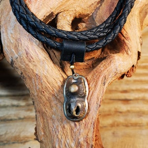 Gandhanra Tibetan Buddhist Amulet,Origional Snow Lion Pendant,Buddhist Talisman,Inlaid with Sliver