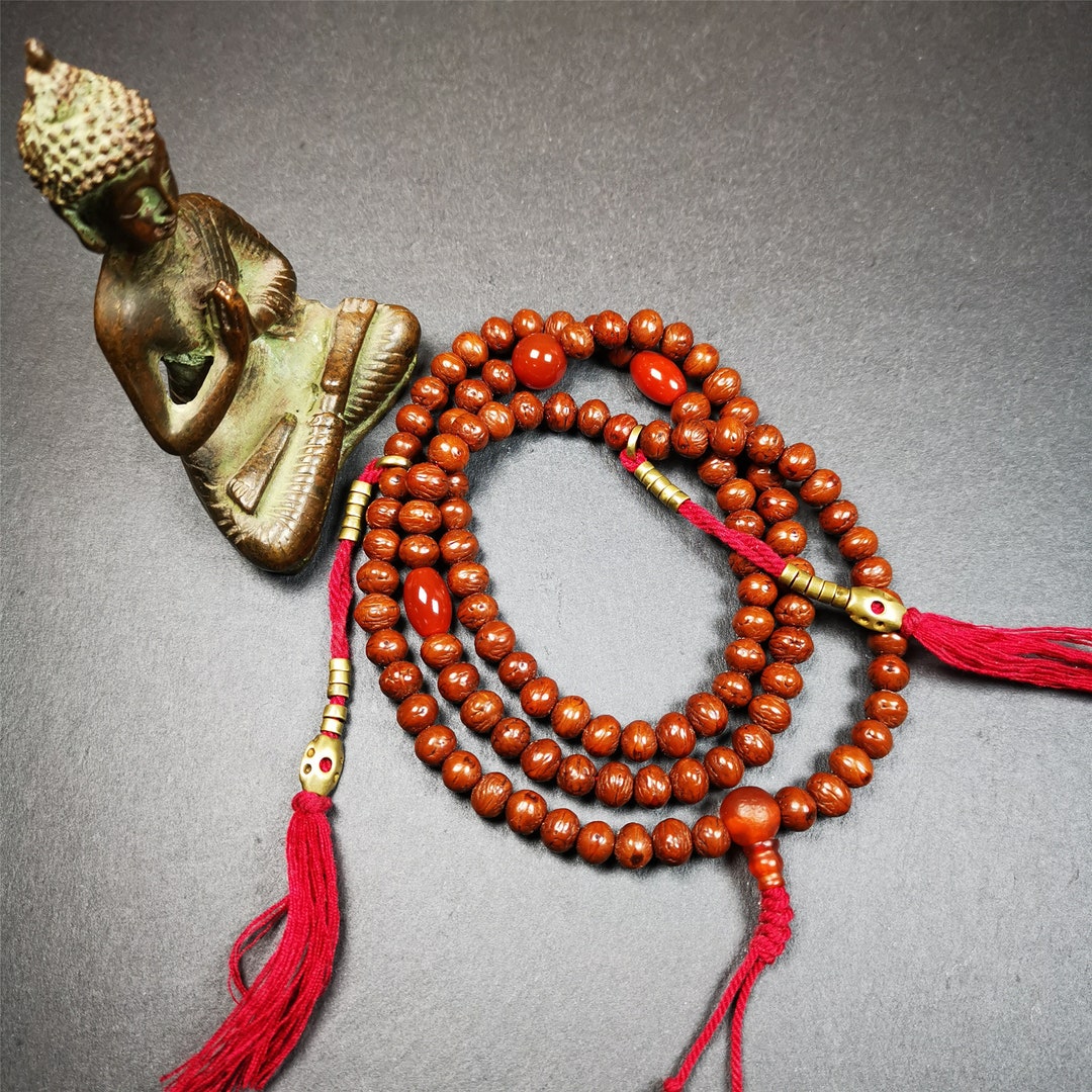 Gandhanra Old 108 Indian Jujube Beads Malaprayer Beads Etsy