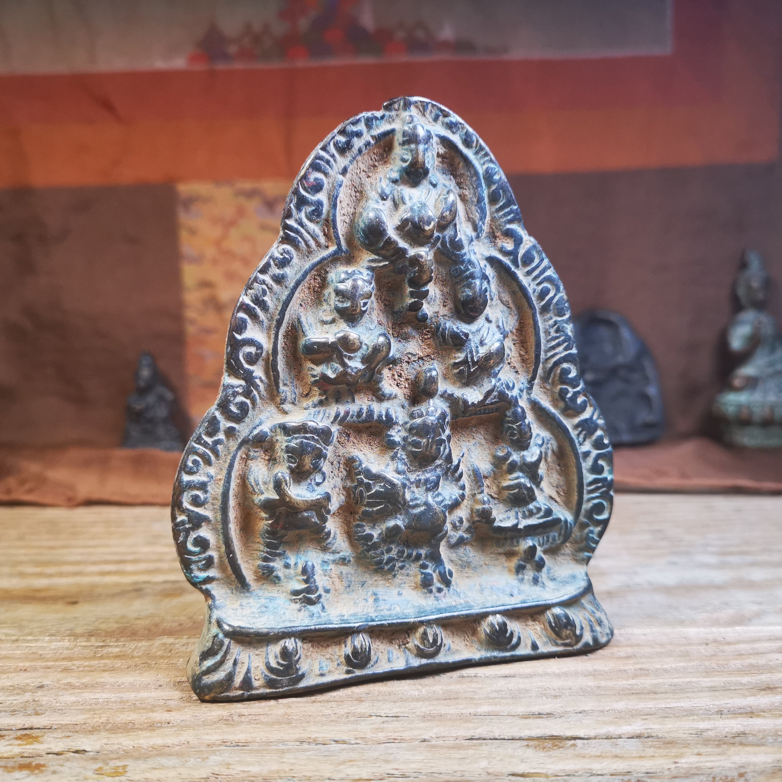 古代チベットのジャンバラ像: 6 仏陀、ヴァスダラ - Etsy 日本