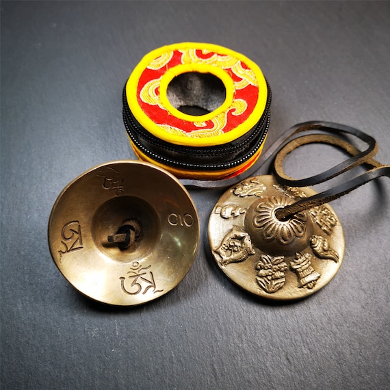Astamangala Tingsha Cymbals - 4 Sizes Available Astamangala Tingsha Cymbals - 4 Sizes Available
