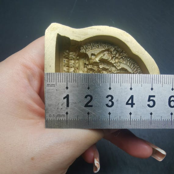 Chenrezig Tsa Tsa Mold - 4.5cm Height: Tibetan Buddha Statue Maker