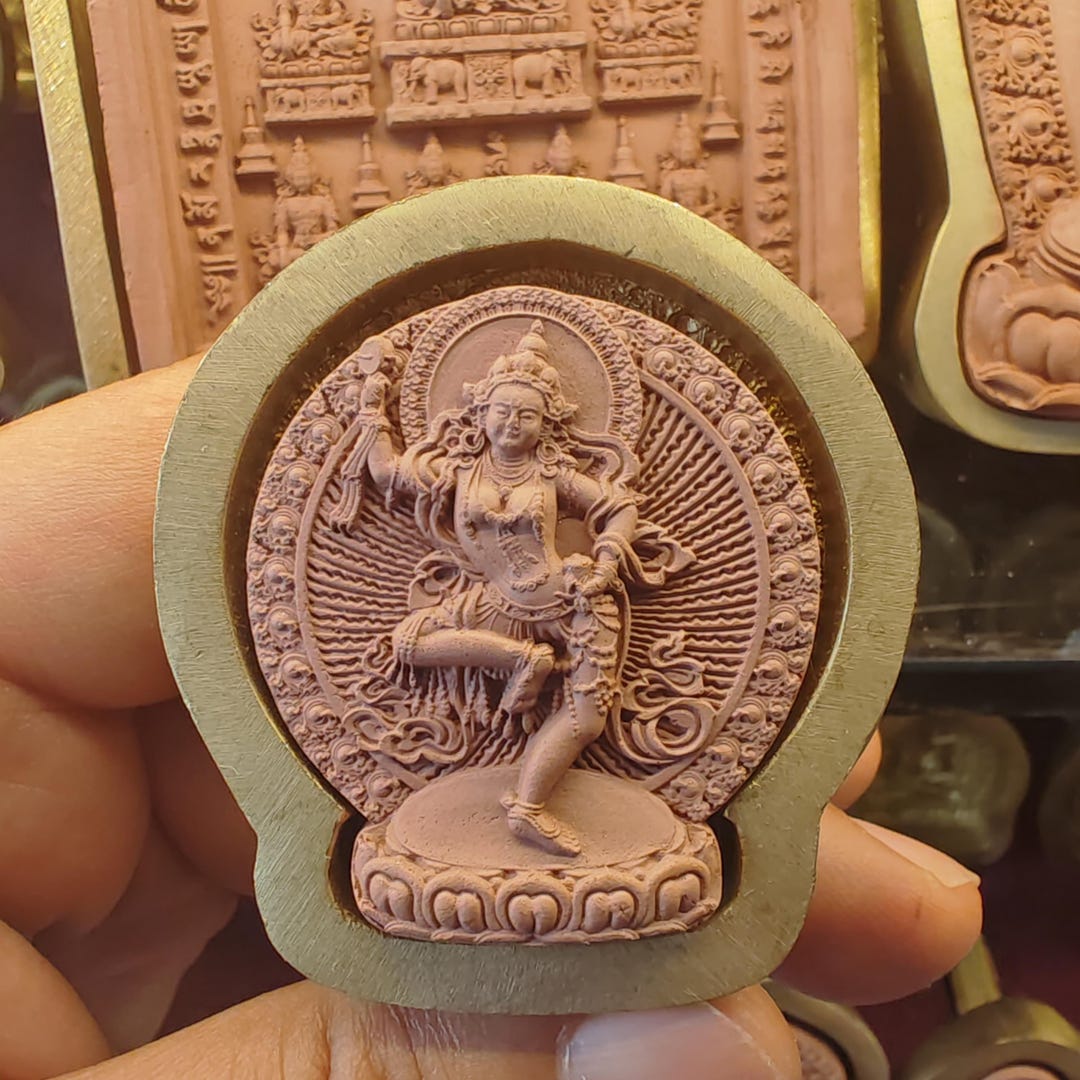 Tsa Ritual Set Machik Labdron Tsa Tsa Mold - 4cm Height: Tibetan Buddha Statue Maker ...