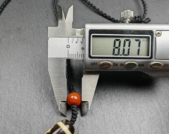 Gandhanra Tibetan Longevity Treasure Vase Dzi Bead Necklace,wealth