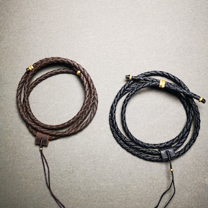 Gandhanra Handmade Leather Cord for Amulet Pendant,Necklace,can be adjustable