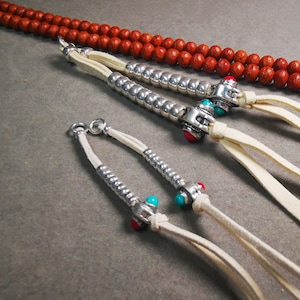 Gandhanra Handmade 5-7mm Tibetan Buddhist Prayer Bead Counters for 8-15mm Mala