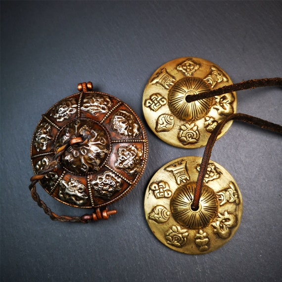 Astamangala Tingsha Cymbals - 4 Sizes Available Astamangala Tingsha Cymbals - 4 Sizes Available