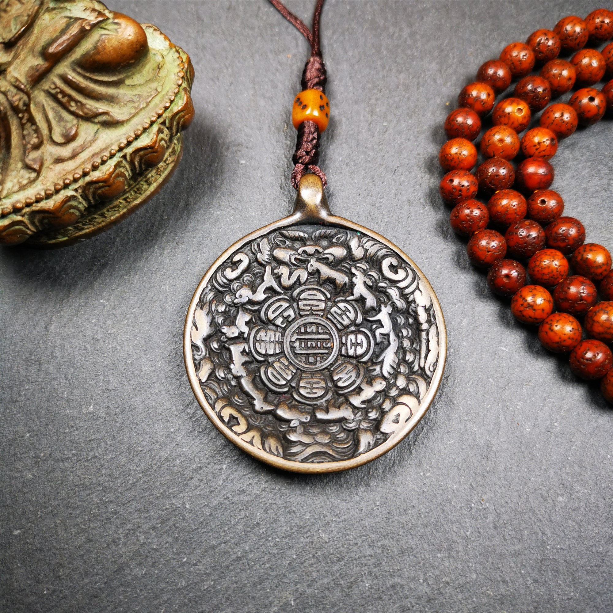 Gandhanra Antique Sipaho(srid Pa Ho) Amulet, Tibetan Buddhist