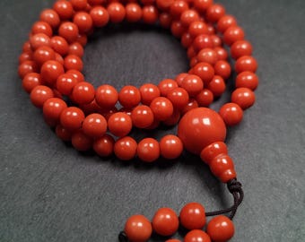 チベットの角型数珠（108珠） - Nepalmashop - Etsy 日本
