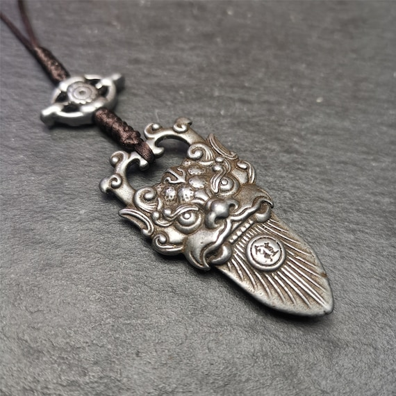 Gandhanra Handmade Tibetan Buddhist Amulet,kirtimukha Pendant