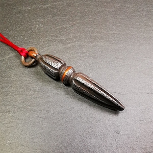 Gandhanra Handmade Tibetan Amulet ,Kila(Dorje Phurba) , Trantic Buddhism Ritual Implement Pendant,Made of Cold Iron,2.5"