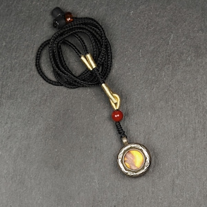 Gandhanra Antique Handmade Gau Ghau Shrine, Mini Tibetan Buddhist Altar Amulet Pendant