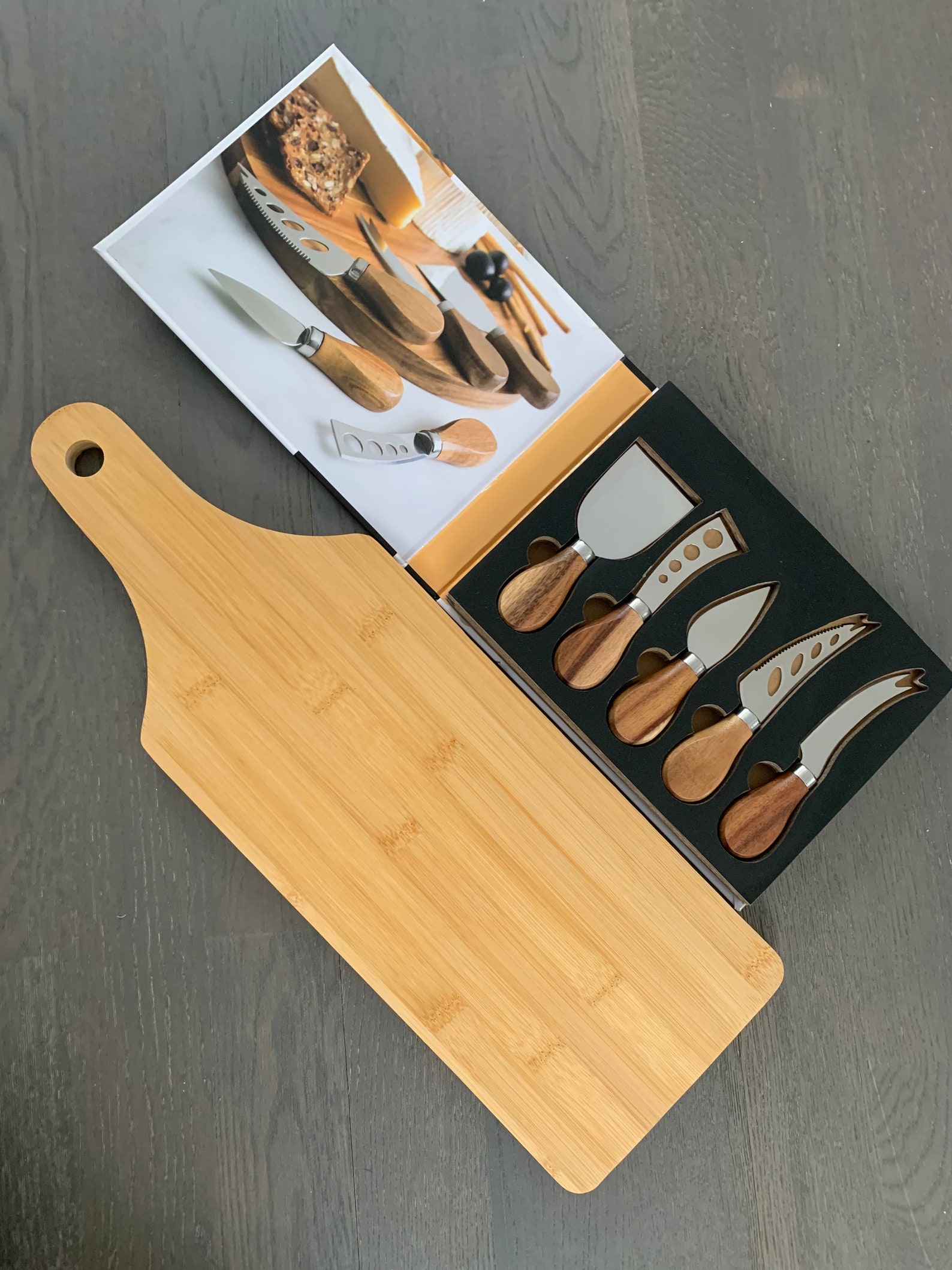 Engraved charcuterie board and cheese knives Etsy