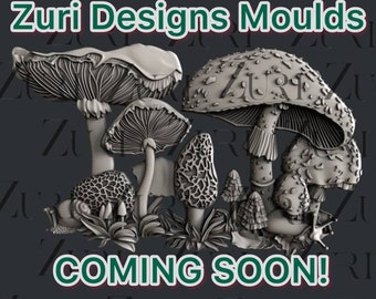 Zuri Designs Fairyland Mushrooms