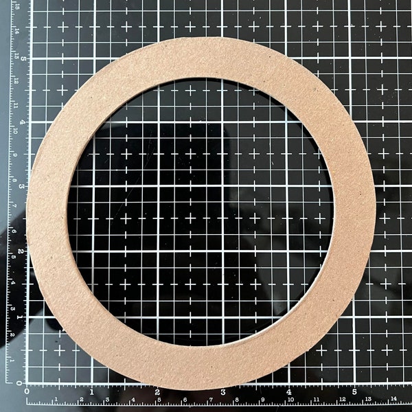 Wreath Circles in Cardstock or Chipboard Cut Outs