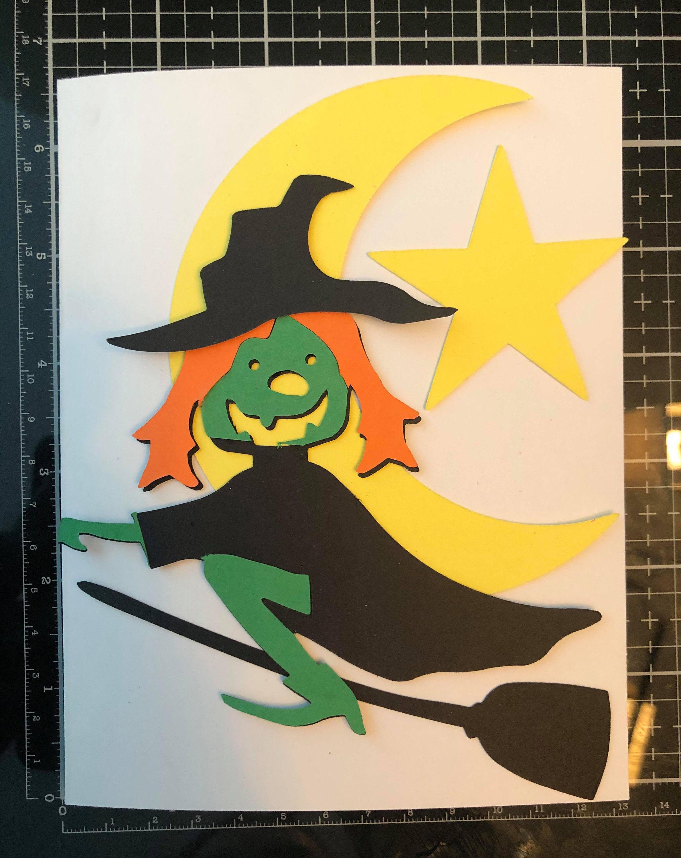 Halloween Die Cut Outs, Card-stock - Etsy
