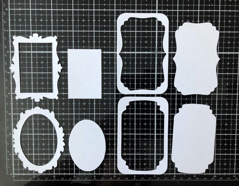 Photo Frames Die Cut Outs, Cardstock Etsy Canada