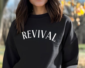 Christian sweatshirt Revival Faith apparel Jesus Hoodie Christian Gift for Her Faith Gift for Women