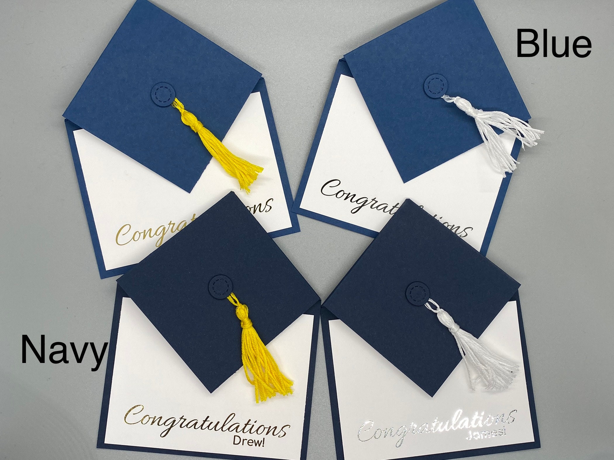 Personalized Graduation Cap Card With Giftcard Pocket, Class of 2026 - Etsy