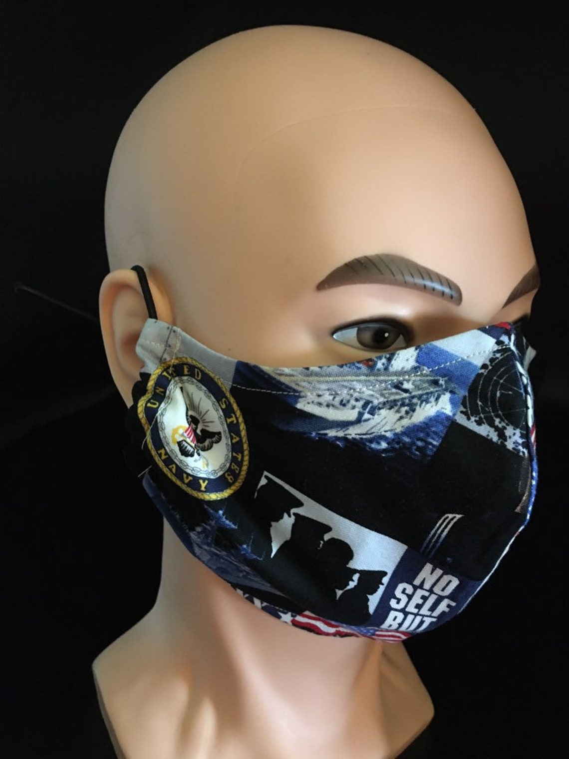 US Navy Patriot Contoured Face Mask Etsy