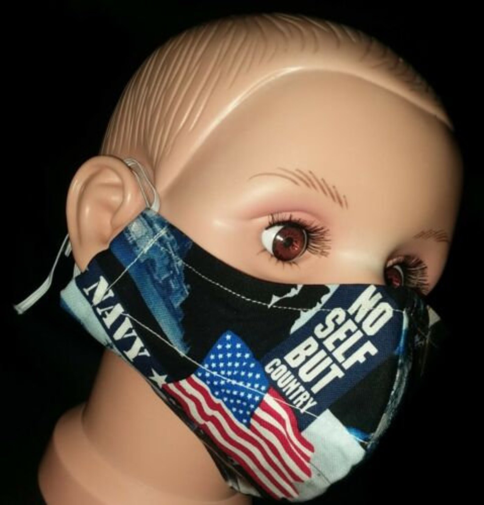 US Navy Patriot Contoured Face Mask Etsy