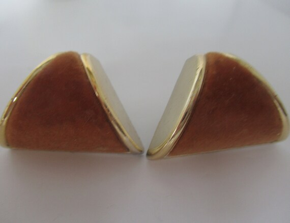 Vintage Signed West Germany Statement Brown Trian… - image 2