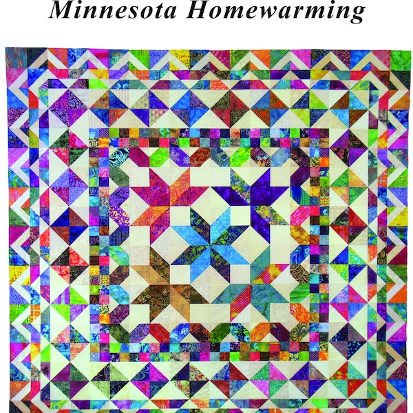 Minnesota Homewarming Quilt Pattern PDF Download Nickel Quilt By Pat Speth