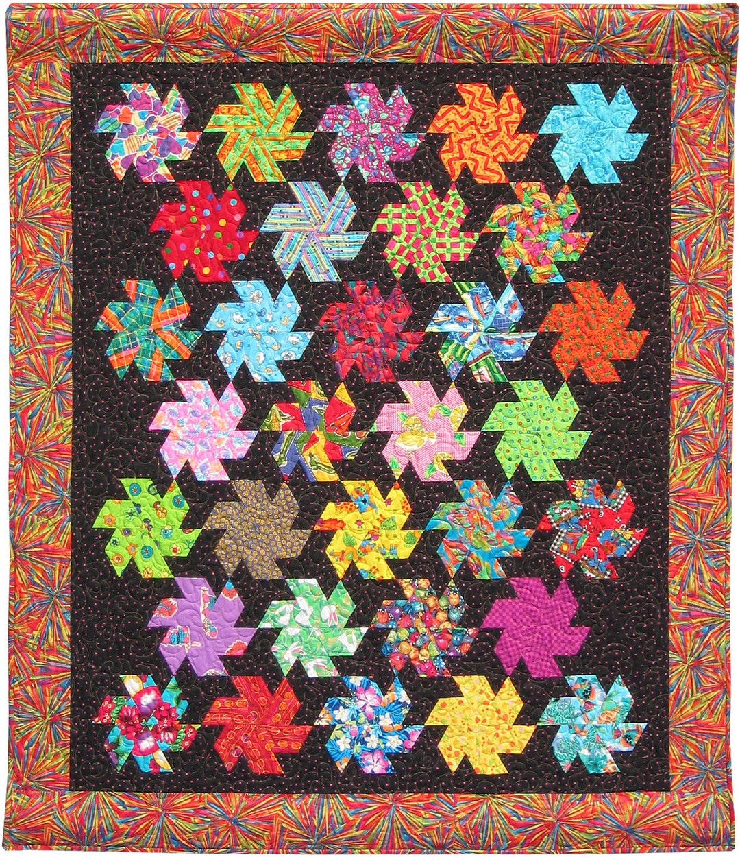Twist and Shout Quilt Pattern Nickel Quilt by Pat Speth Etsy
