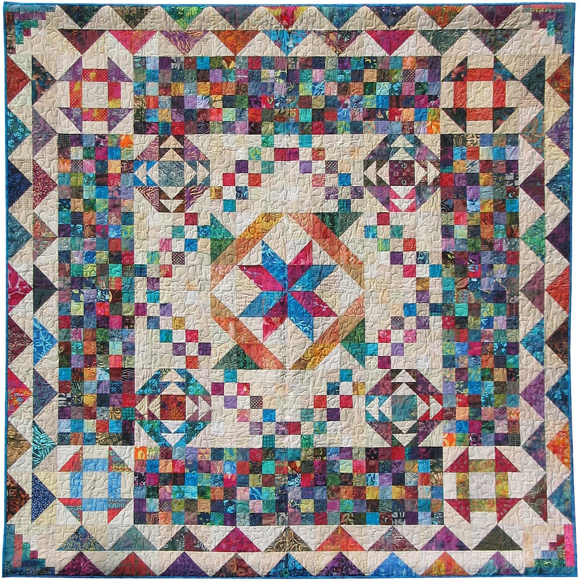 Star Medallion Quilt Pattern Nickel Quilt By Pat Speth Etsy