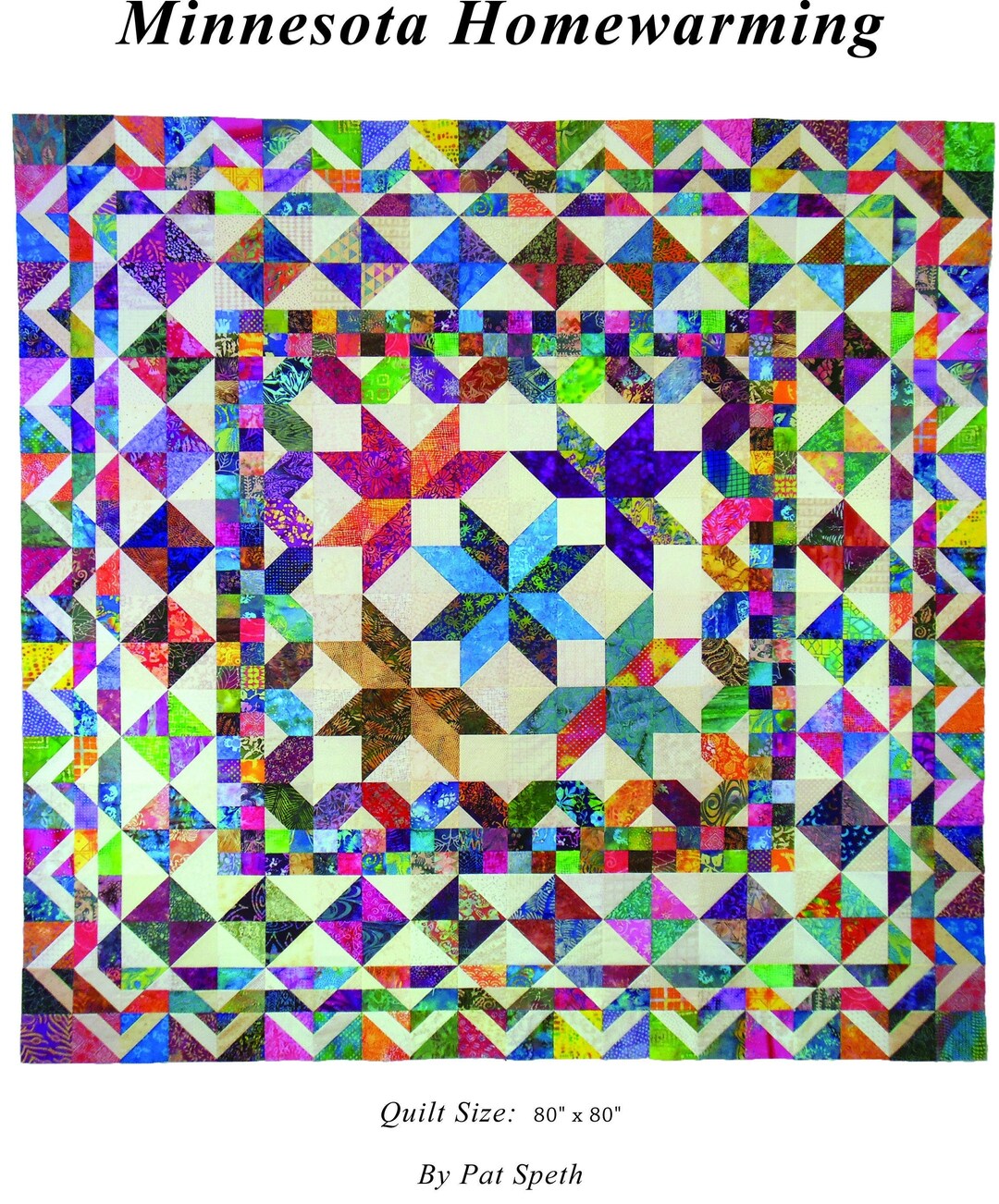 Minnesota Homewarming Quilt Pattern PDF Download Nickel Quilt by Pat