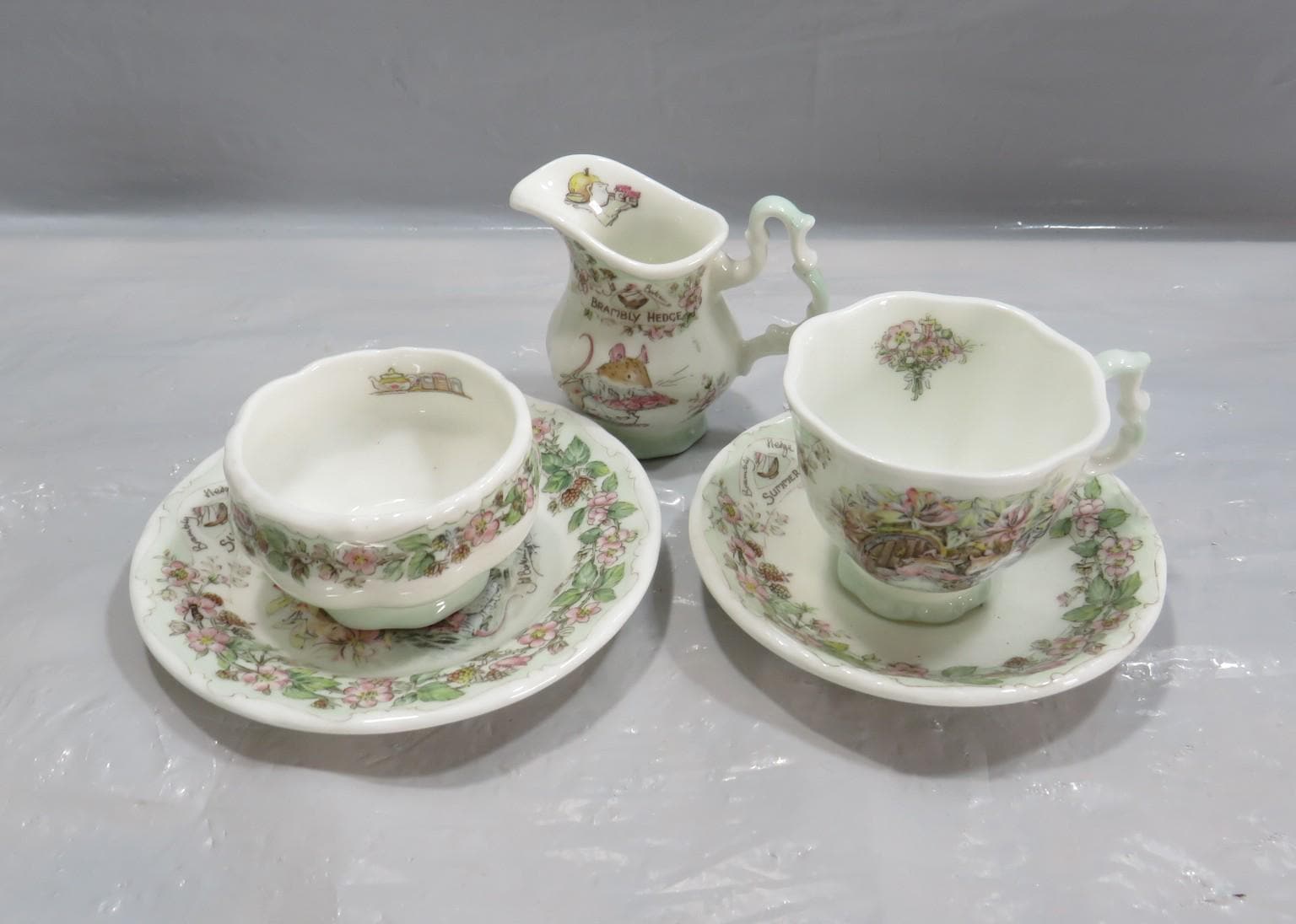 キ*ん様 brambly hedge ティーセット　6点 Bramble Hedge Miniature Tea Set - Etsy