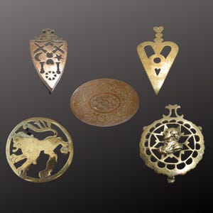 Vintage Solid Brass Trivet