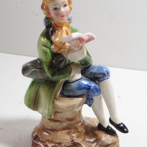 Vintage Italian Porcelain Victorian Figurine