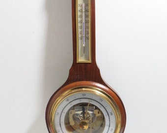 Vintage Pracisions West Germany Banjo Barometer