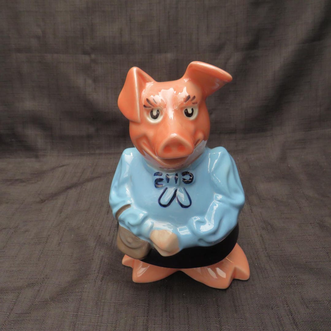 Vintage Wade England Lady Hilary Piggy Bank Ceramic Money Box - Etsy