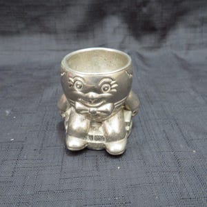 Vintage Silver Plated Humpty Dumpty Egg Cup