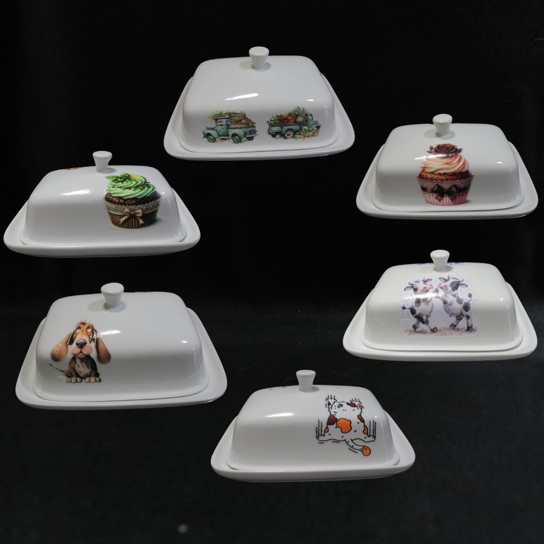 Funny butter dishes
