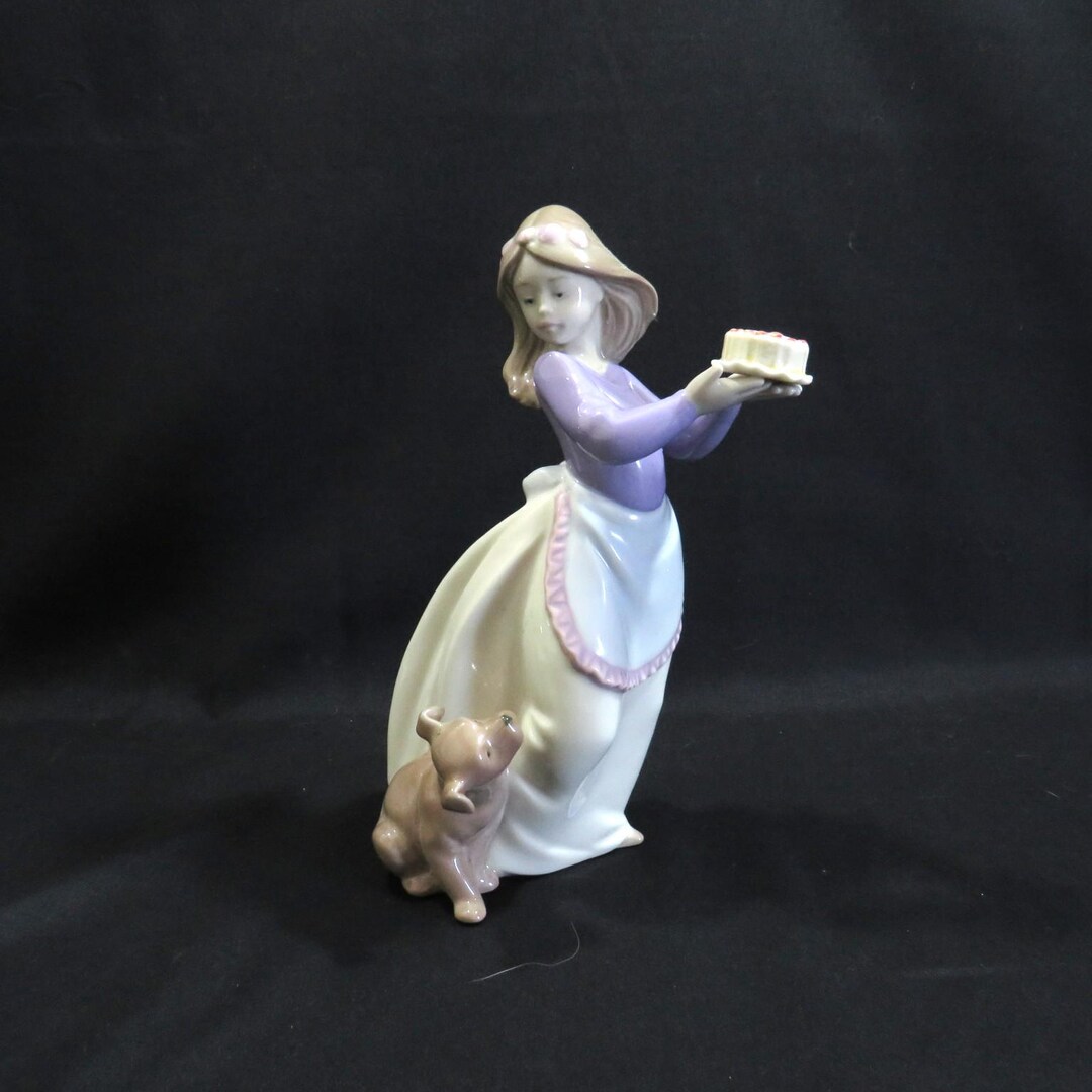 NAO by Lladro Puppy's Birthday Hand Made Porcelain Figurine - Etsy