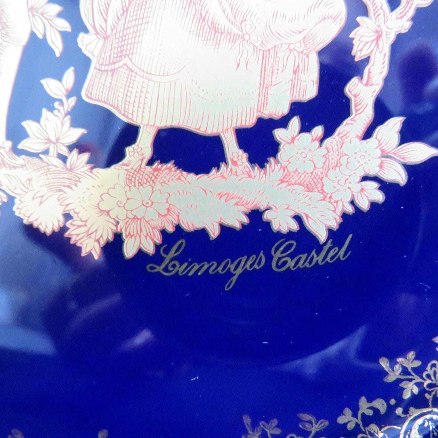Vintage Limoges Castel France Porcelain Plate - Etsy