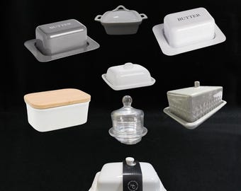 Variety Unique Styles Butter Dishes (7-15)