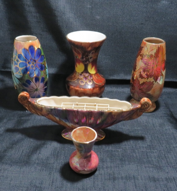 Grand Vase Vintage 32 Cm - Design Rare, Très Bon état, Pour Collectionneurs