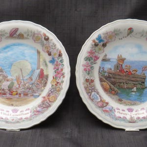 Vintage Wedgwood Bone China Foxwood at Sea Collector Plate