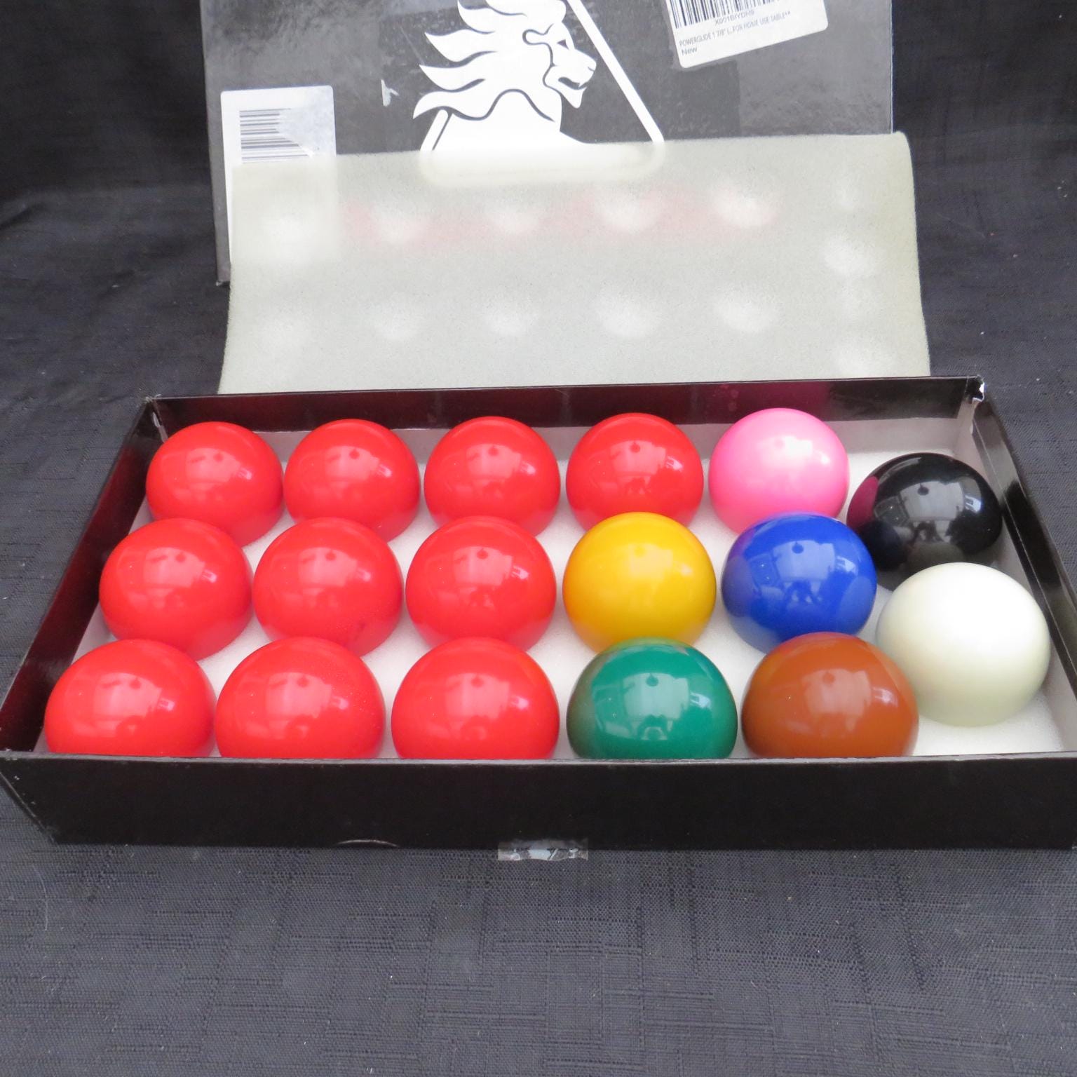 PowerGlide 17 Ball Snooker Set | 10 Reds | Tournament | 1 3/4