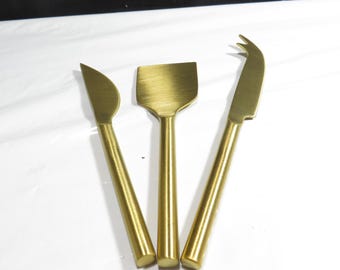 Moderne Sammlung von 3 Käsemesser Set